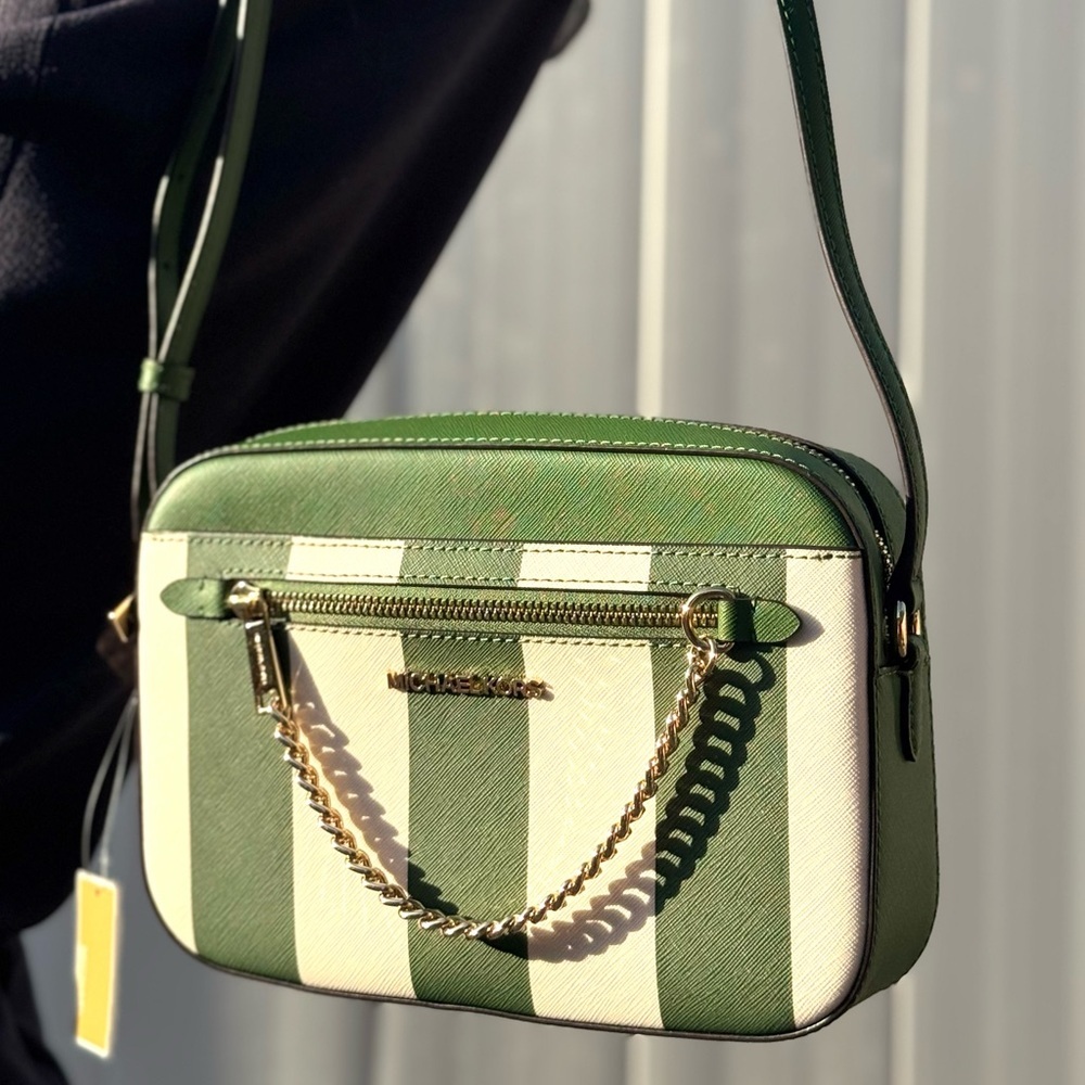 Michael Kors Large EW Crossbody Bag Fern Green Multi